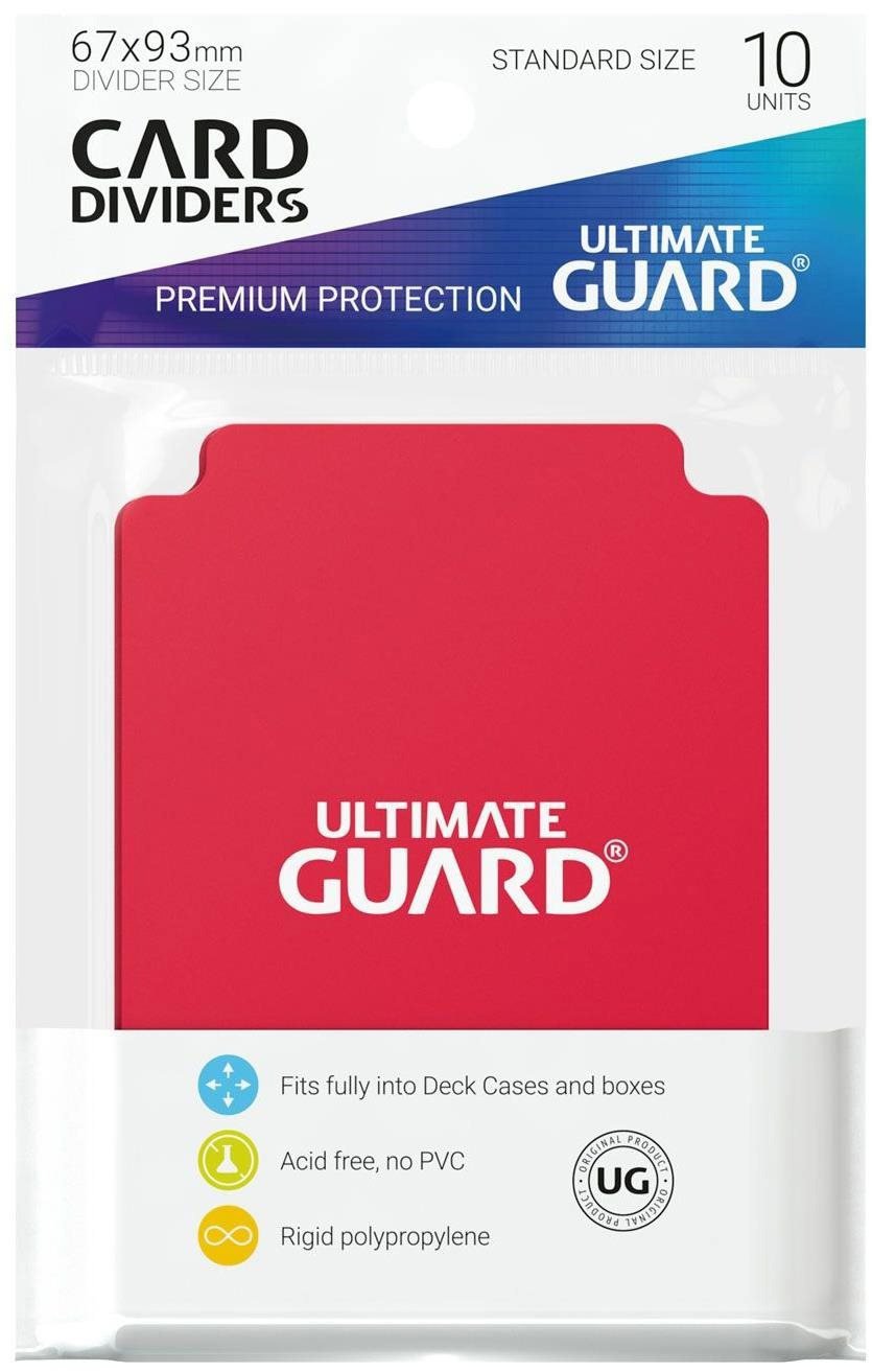Ultimate Guard Red Card Separators 10 pcs