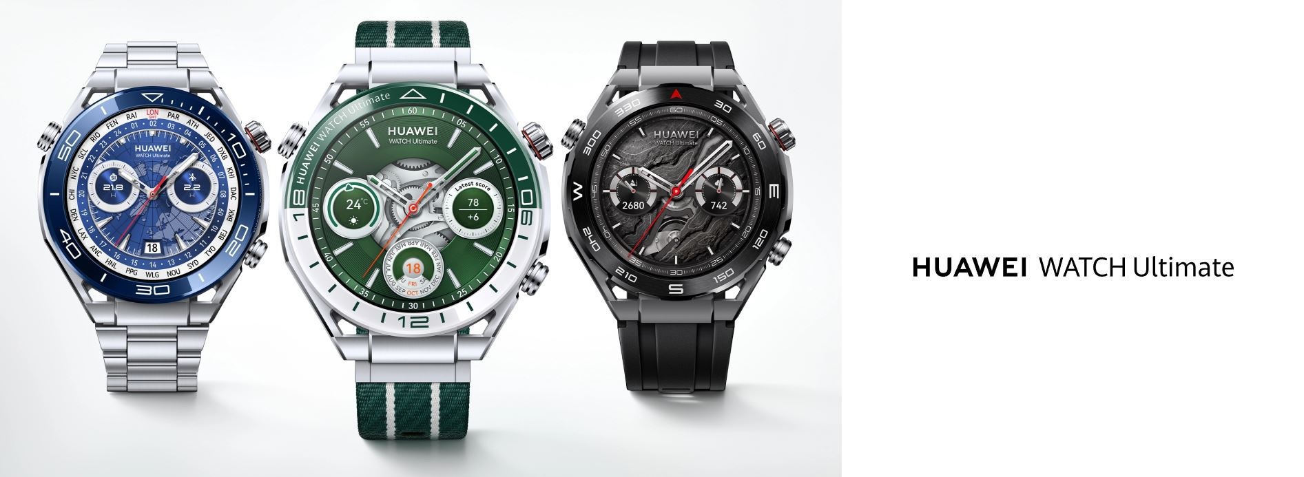 Chytré hodinky Huawei Watch Ultimate Green