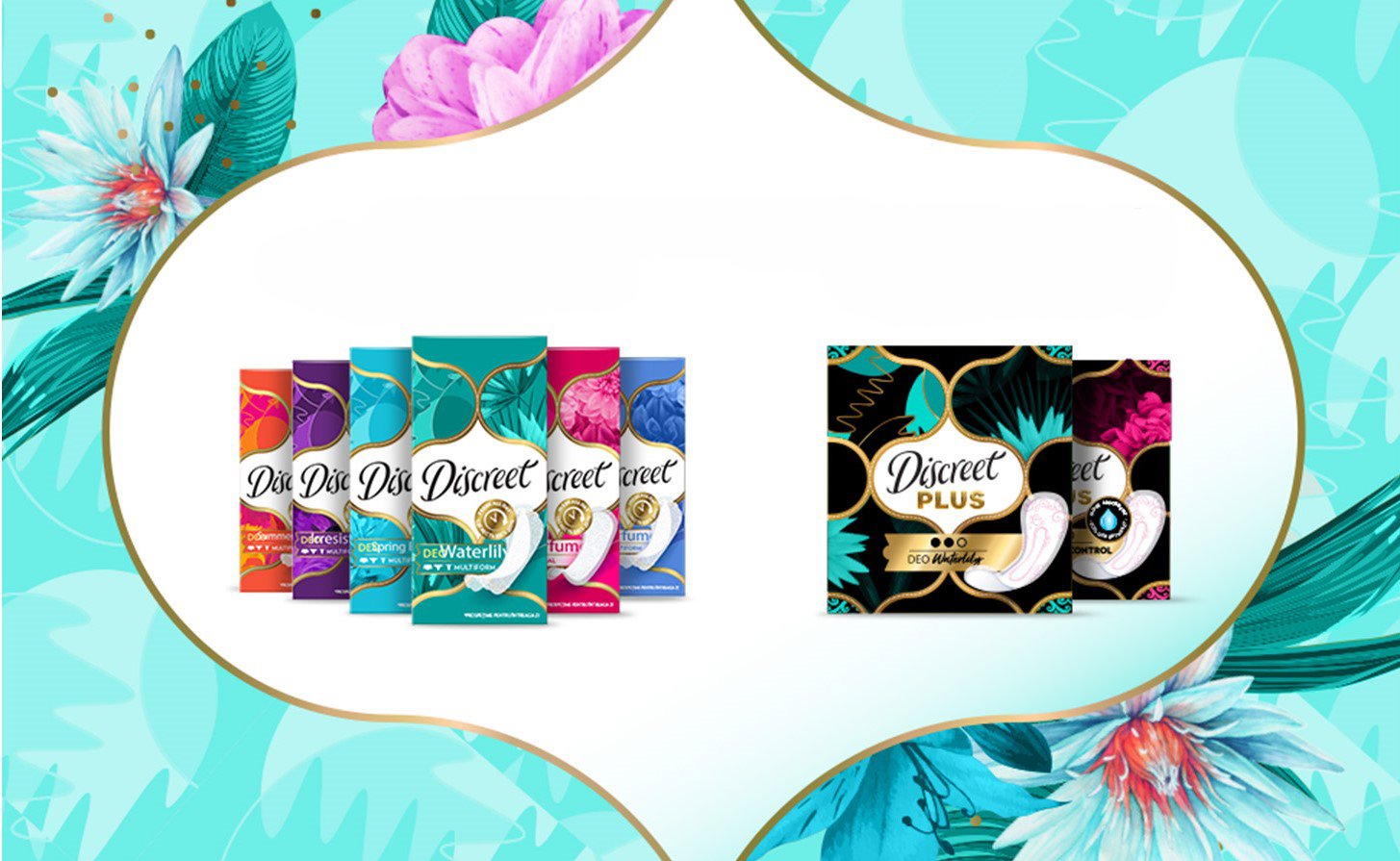 Slipové vložky DISCREET Multiform Spring Breeze 100 ks