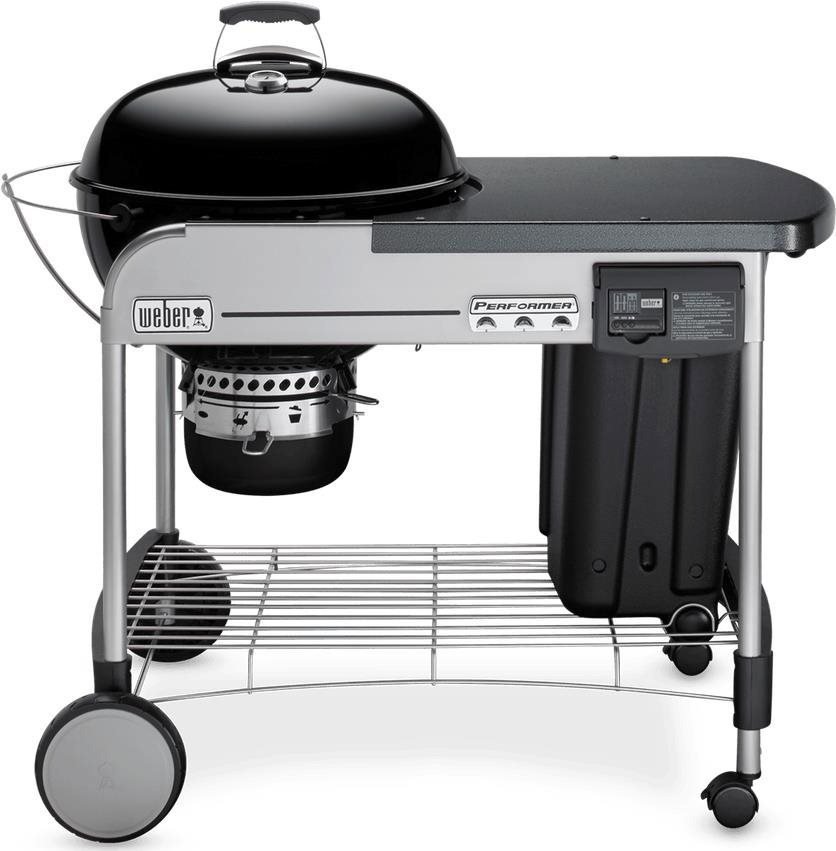 Gril Weber Performer Deluxe GBS gril na dřevěné uhlí 57 cm, Black
