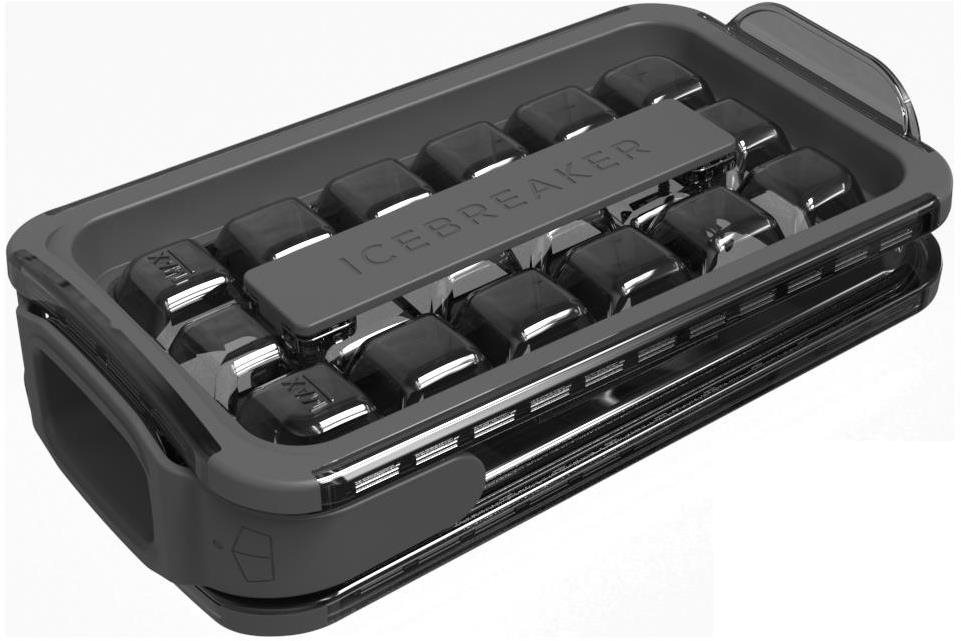 Forma na led IceBreaker Nordic 4-in-1 Ice Cube Tray POP 2.0 Clear Black