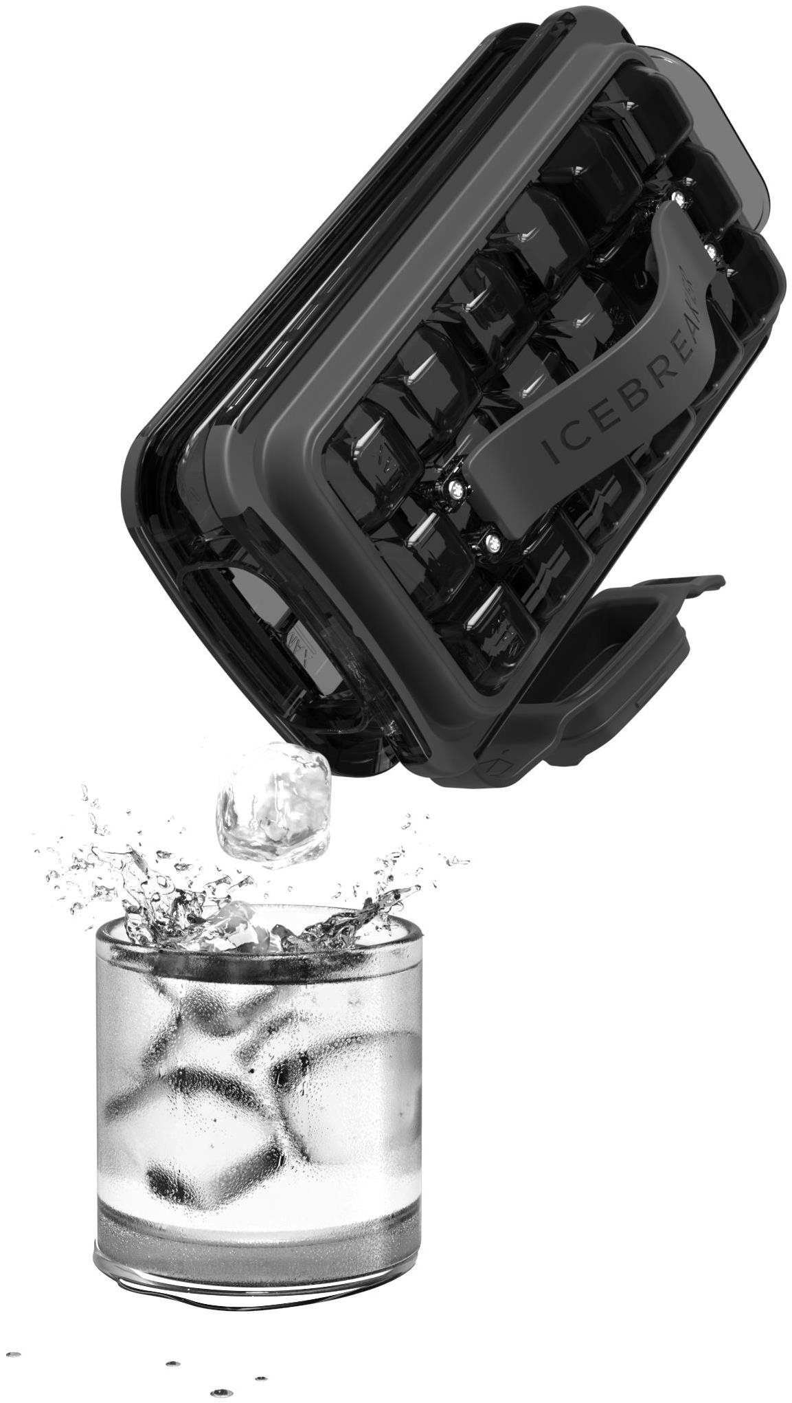 Forma na led IceBreaker Nordic 4-in-1 Ice Cube Tray POP 2.0 Clear Black