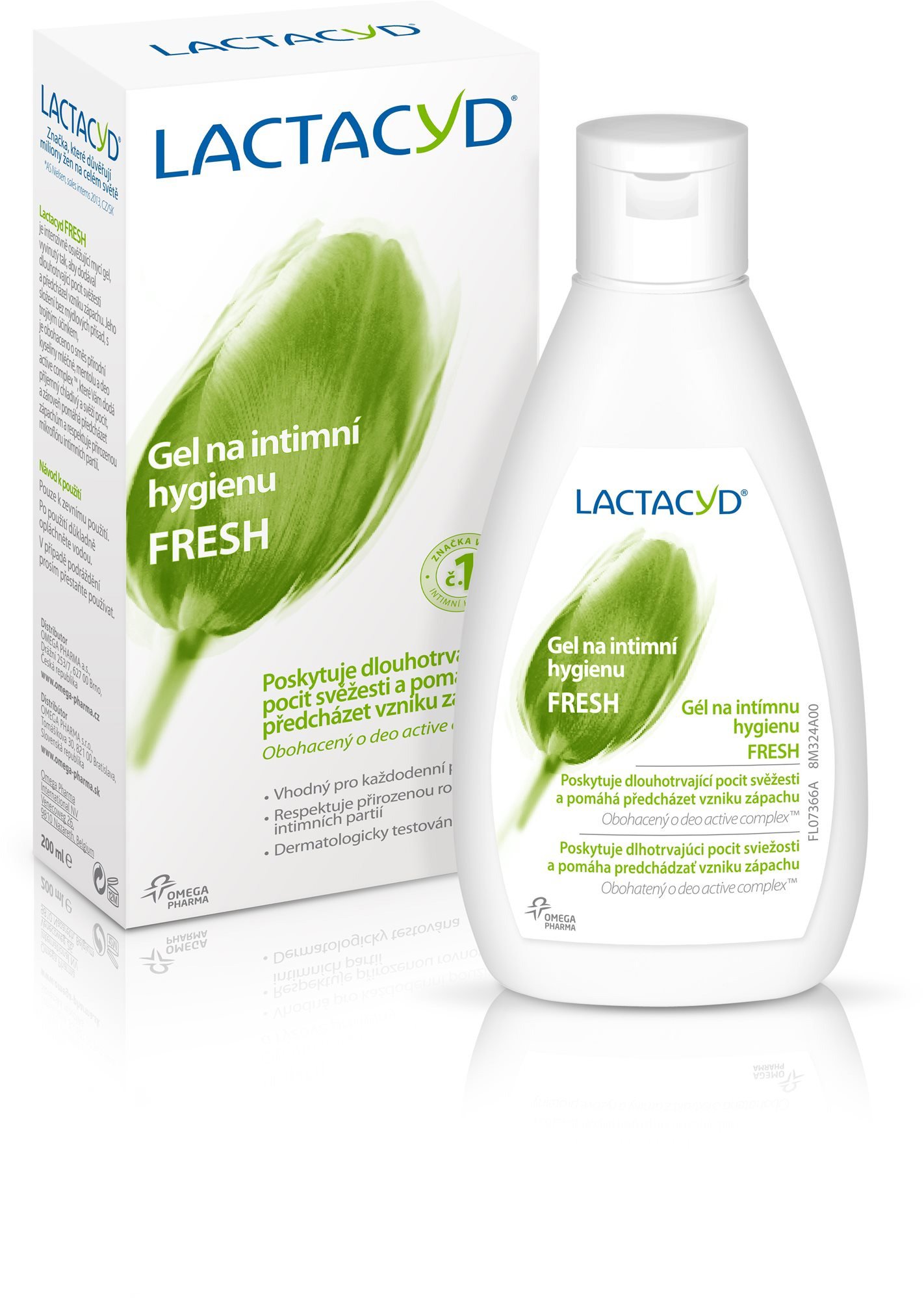 Intimní gel LACTACYD Retail Fresh Mentol 200 ml