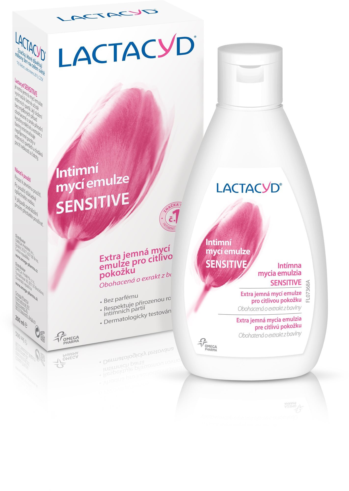 Intimní mycí emulze LACTACYD Sensitive 200 ml