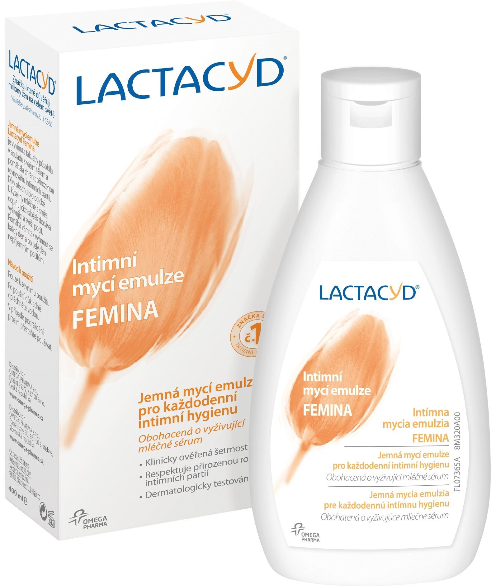 Intimní mycí emulze LACTACYD Femina 400 ml