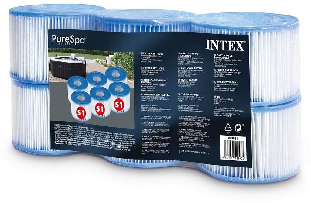 Filtrační vložka INTEX Filtr náhradní S1 - 6ks v balení 29011