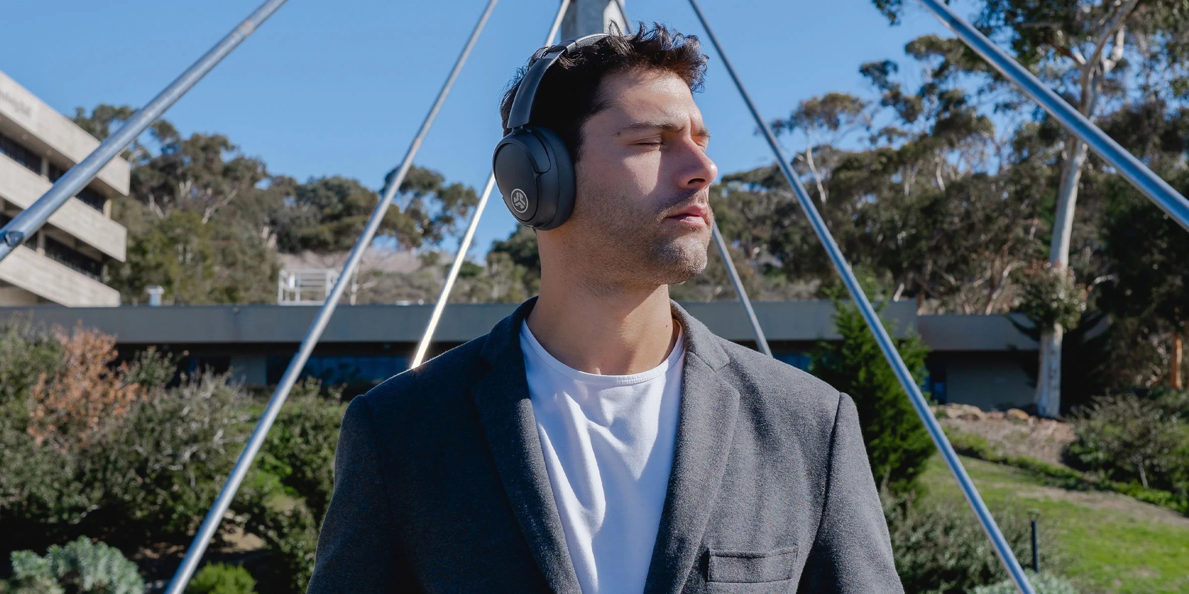 Bezdrátová sluchátka JLAB JBuds Lux ANC Headphones