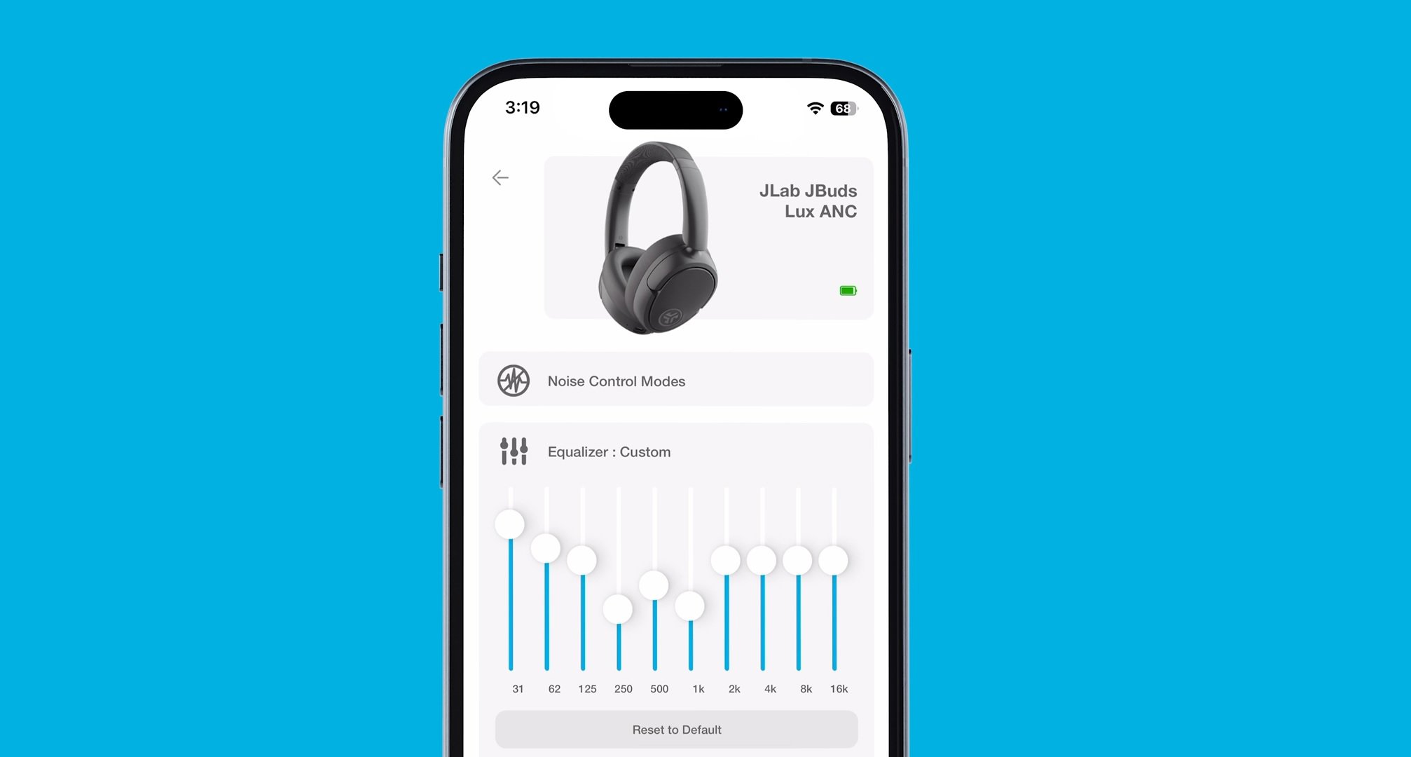 Bezdrátová sluchátka JLAB JBuds Lux ANC Headphones