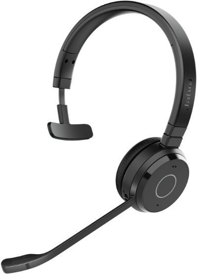 Jabra Evolve 65 TE, Link390a MS Mono wireless headphones