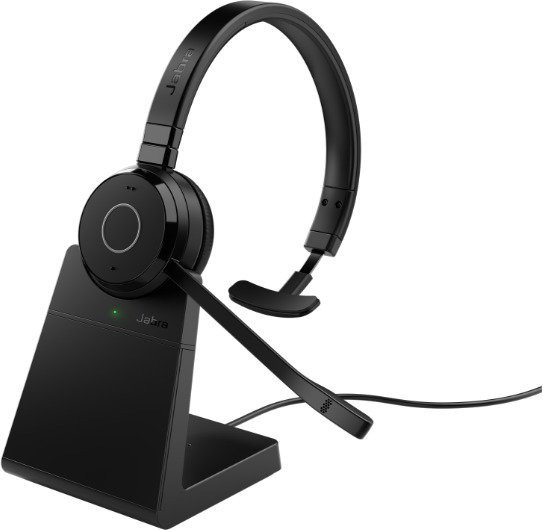 Jabra Evolve 65 TE, Link390a MS Mono Stand wireless headphones