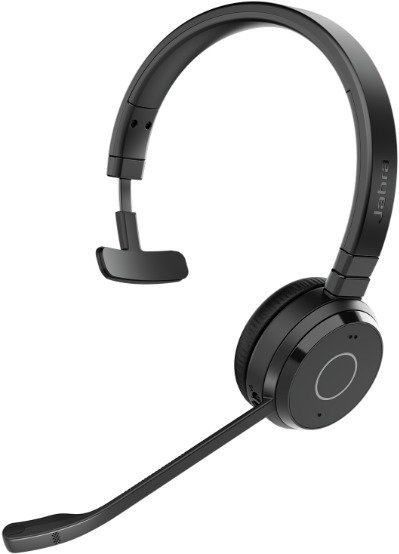 Jabra Evolve 65 TE, Link390a MS Mono Stand wireless headphones