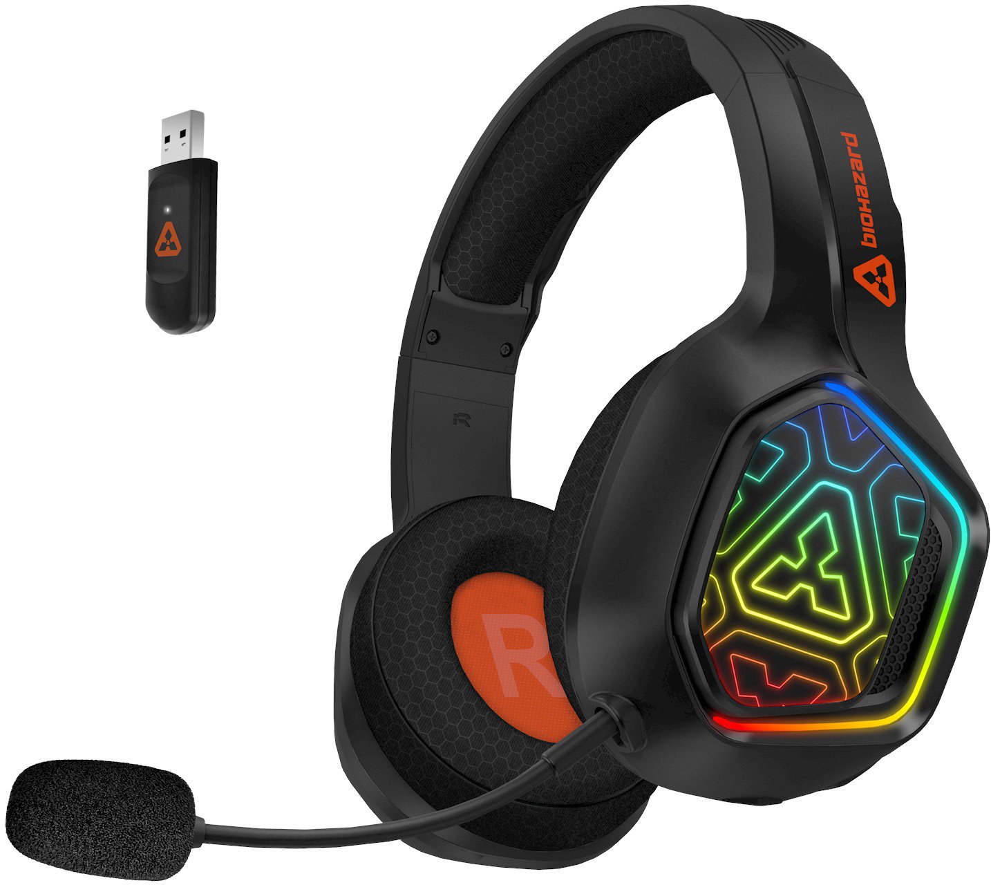 Gaming-Headset CONNECT IT CHP-4800-BK BIOHAZARD Blast schwarz