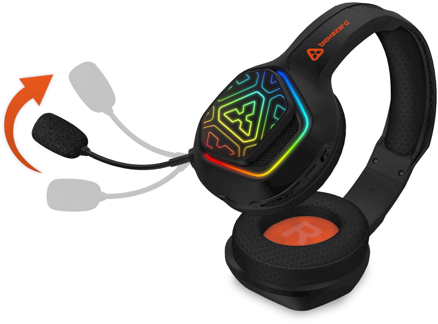 Gaming-Headset CONNECT IT CHP-4800-BK BIOHAZARD Blast schwarz