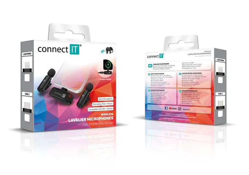 Mikrofon CONNECT IT Wireless Lavalier