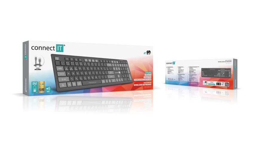 Klávesnice CONNECT IT MultiDevice CZ/SK