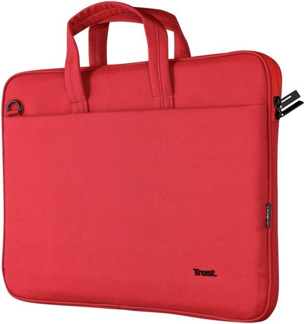 Taška na notebook Trust Bologna Laptop Bag 16” ECO - červená