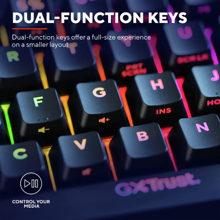 Trust GXT867 Acira Gaming-Tastatur