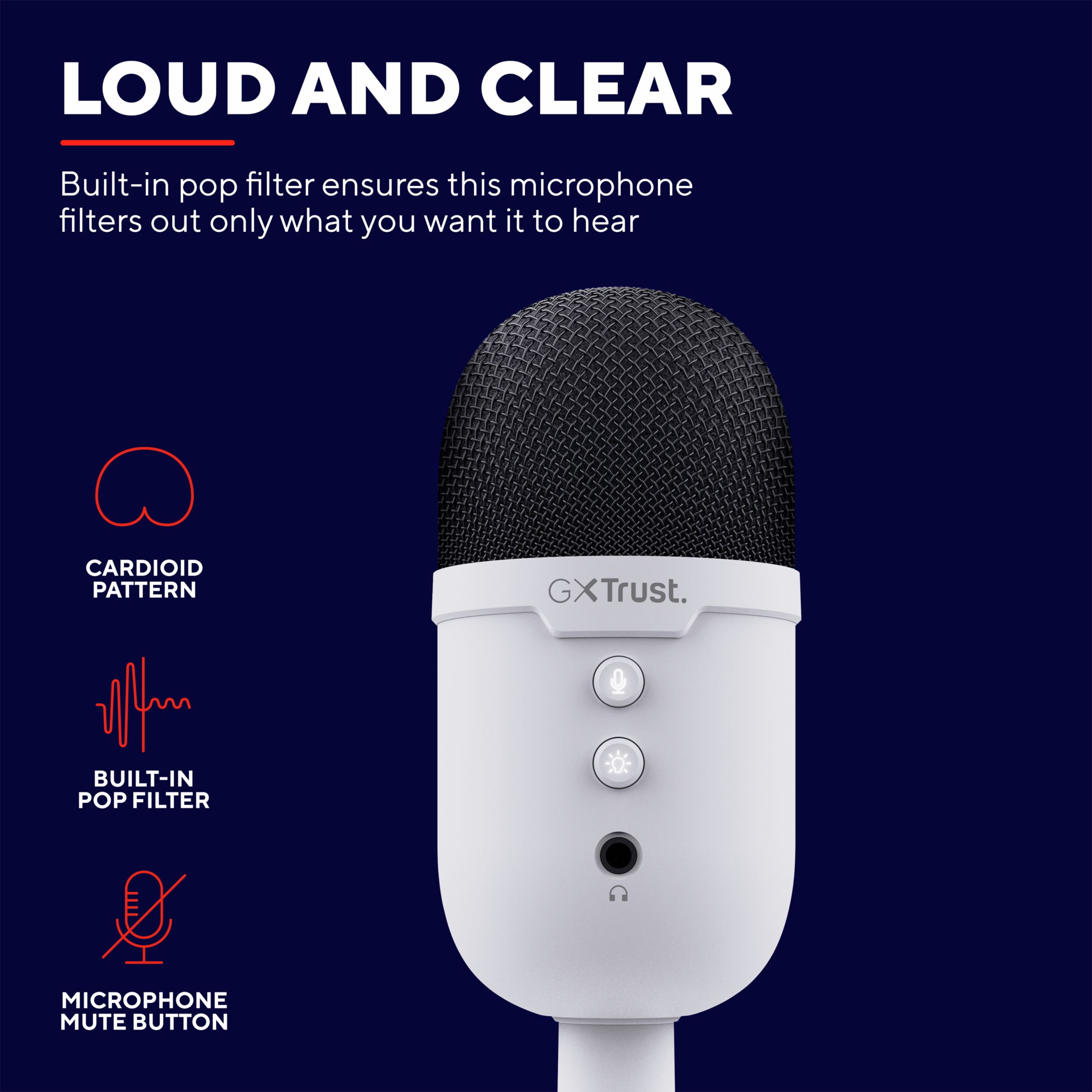 Microphone Trust GXT 234W Yunix