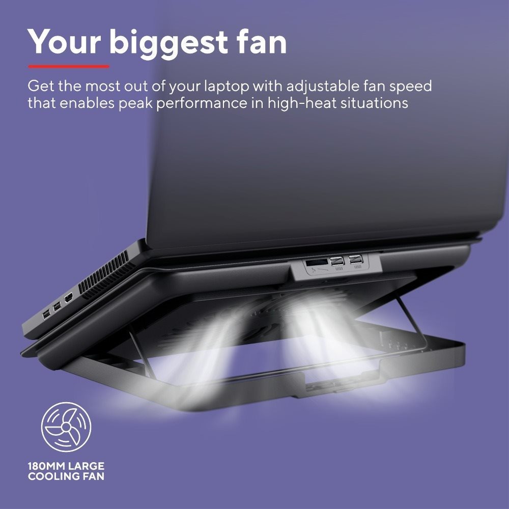 Chladící podložka pod notebook Trust Exto Laptop Cooling Stand ECO certified