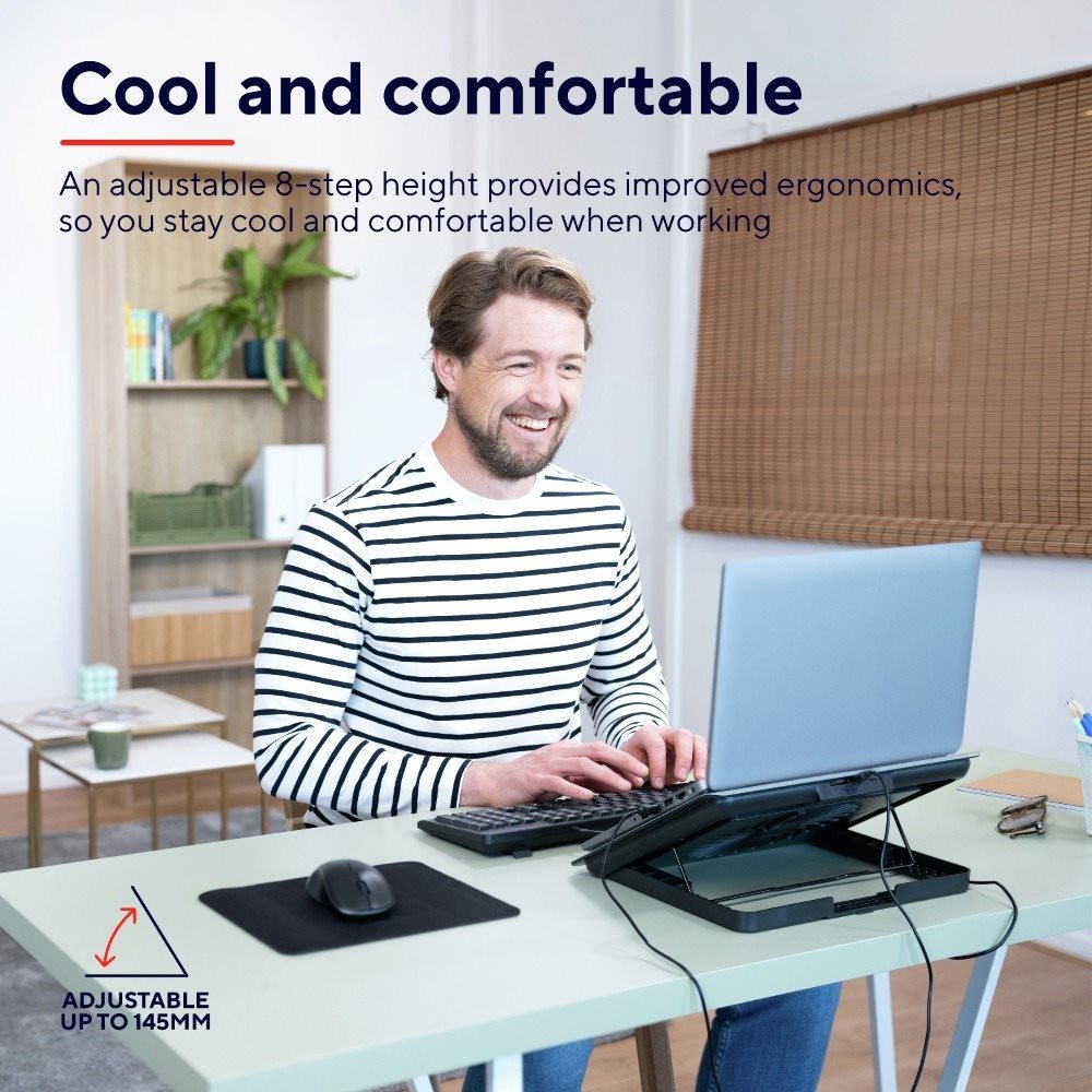 Chladící podložka pod notebook Trust Exto Laptop Cooling Stand ECO certified