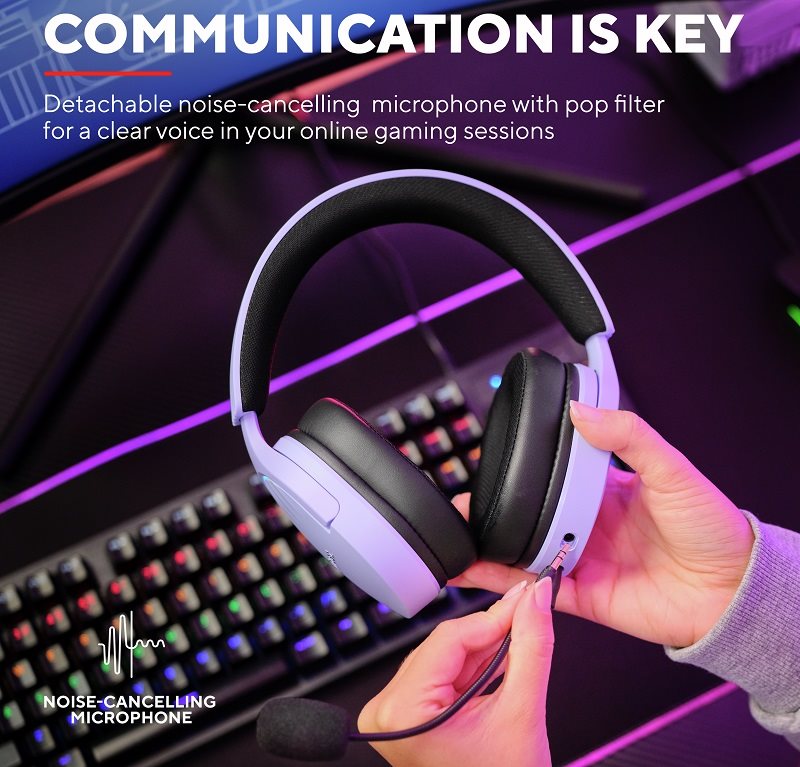 Trust GXT490 Fayzo 7.1 USB Headset Purple
