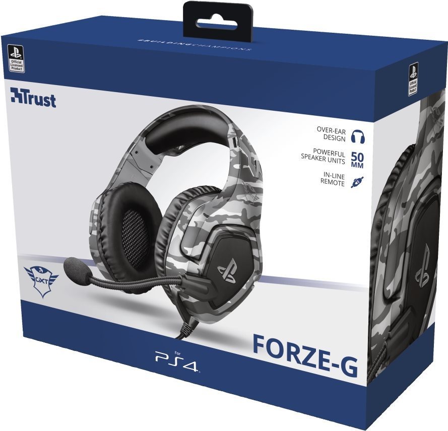 Herní sluchátka Trust GXT 488 Forze PS4 Grey