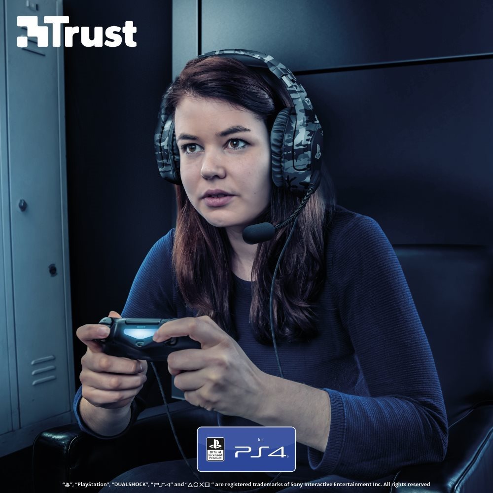 Herní sluchátka Trust GXT 488 Forze PS4 Grey