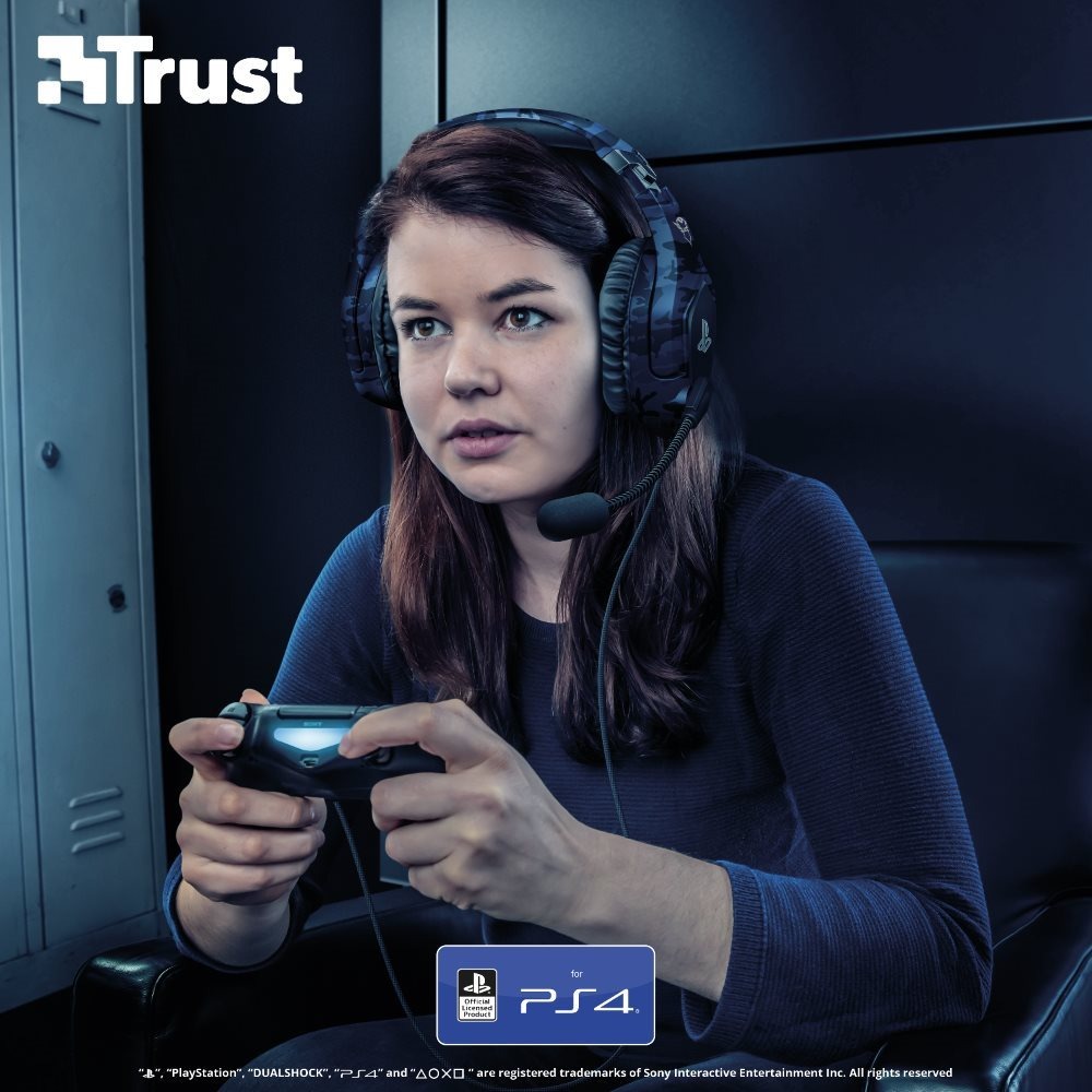 Herní sluchátka Trust GXT 488 Forze PS4 Blue