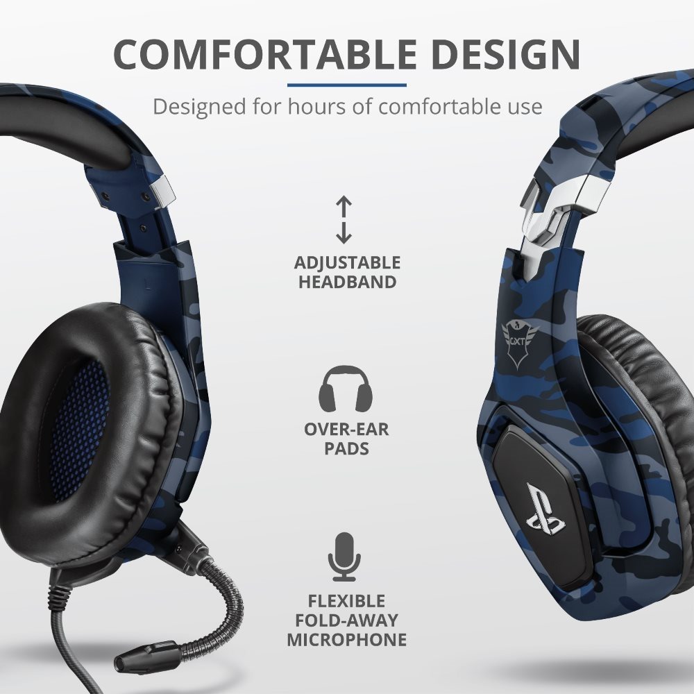Herní sluchátka Trust GXT 488 Forze PS4 Blue