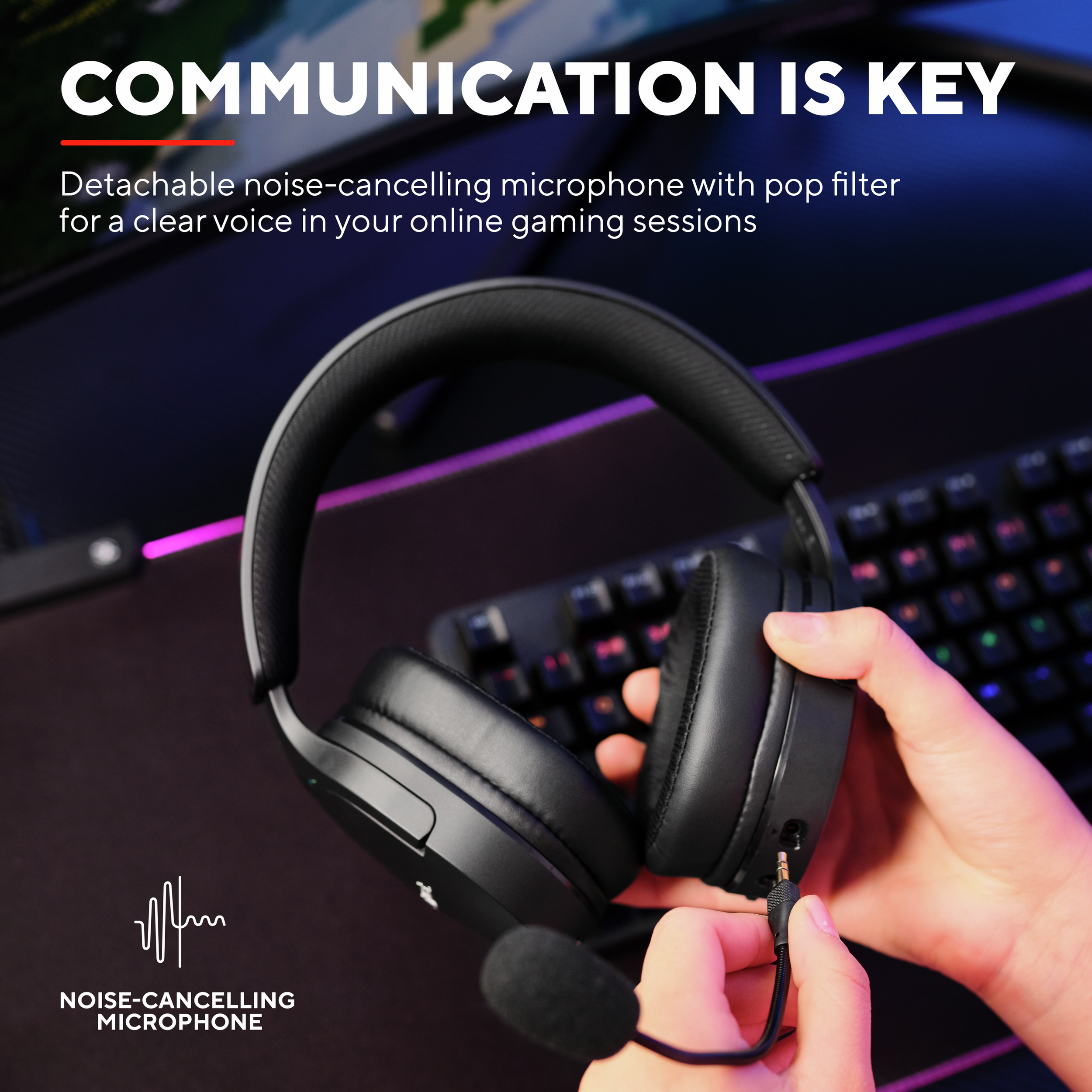Herné slúchadlá Trust GXT491 FAYZO WIRELESS HEADSET