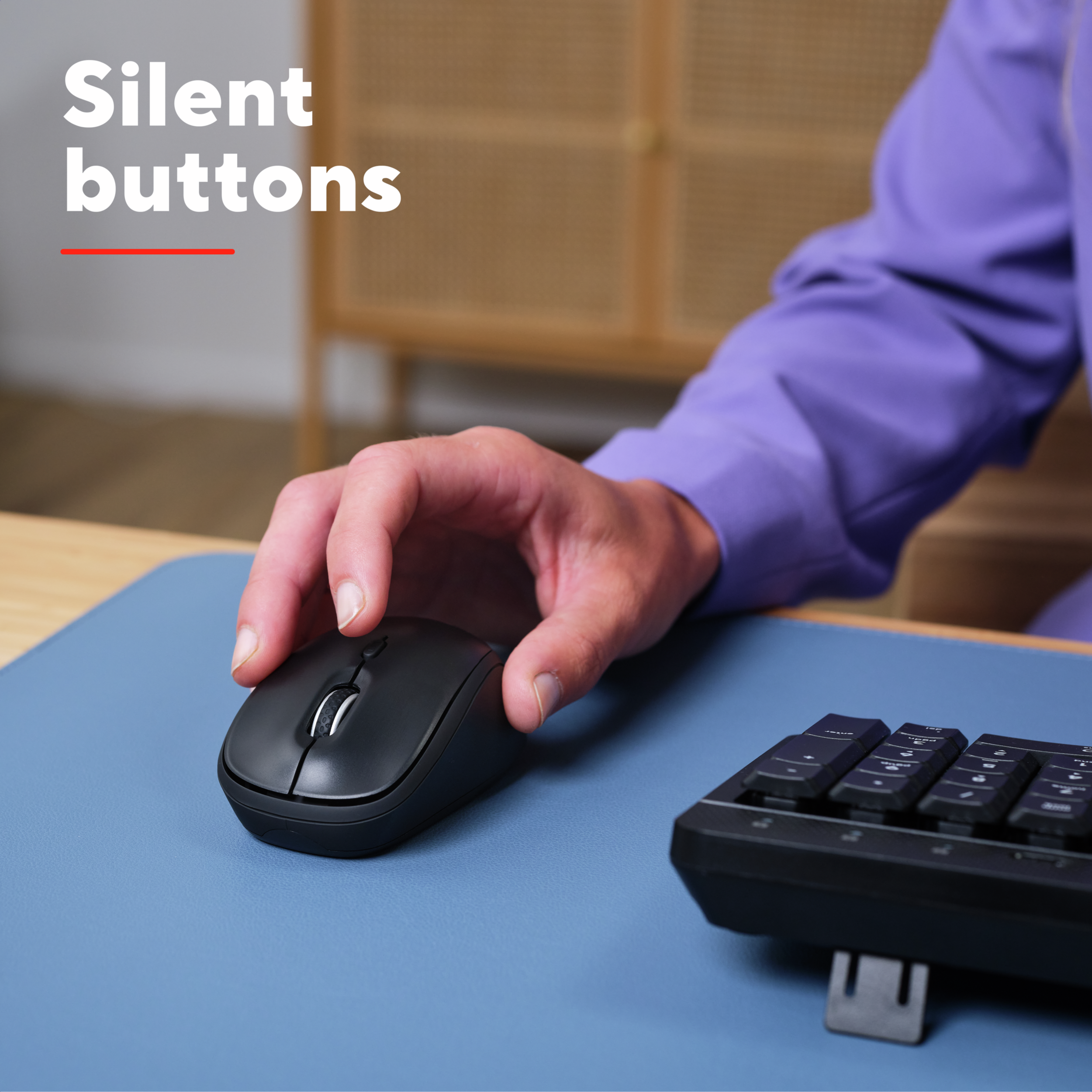 Trust Yvi+ Multi-Device Wireless-Bluetooth Silent Mouse