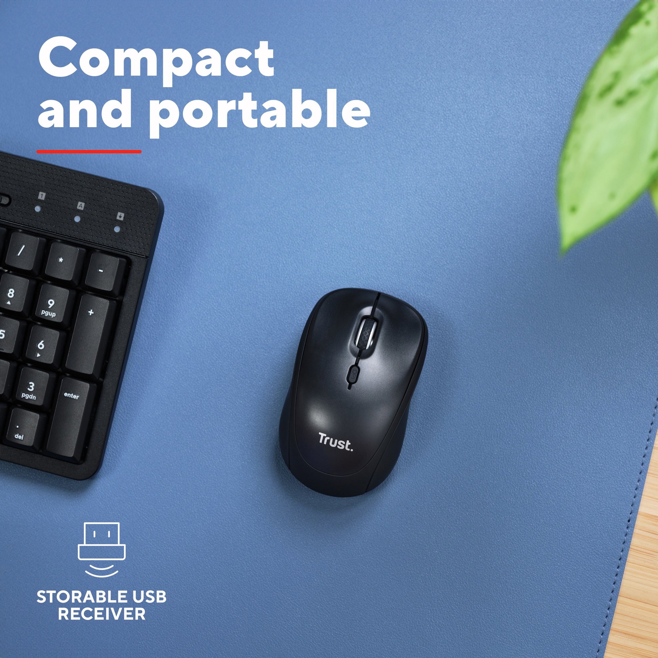 Trust Yvi+ Multi-Device Wireless-Bluetooth Silent Mouse