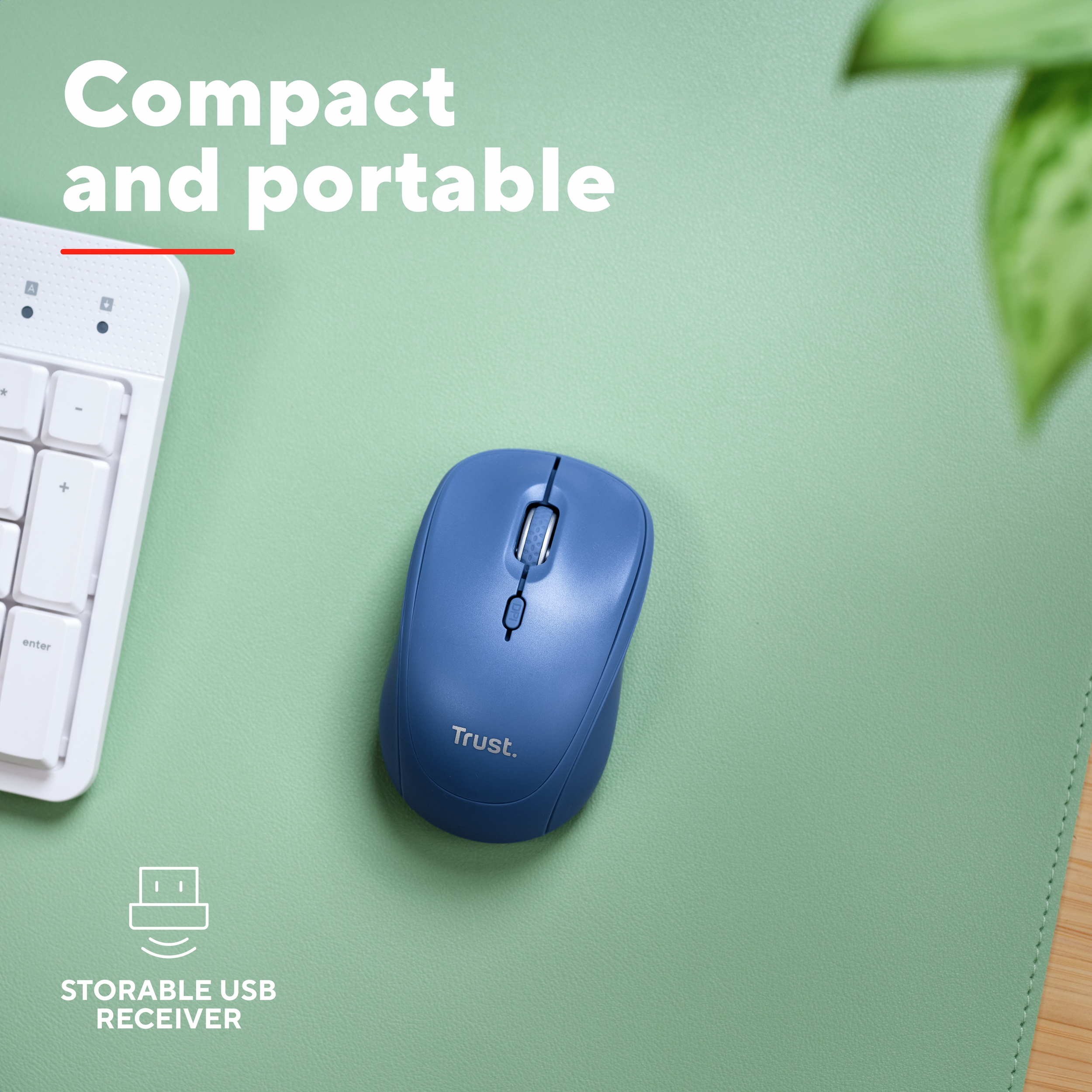 Trust Yvi+ Multi-Device Wireless-Bluetooth Silent Mouse