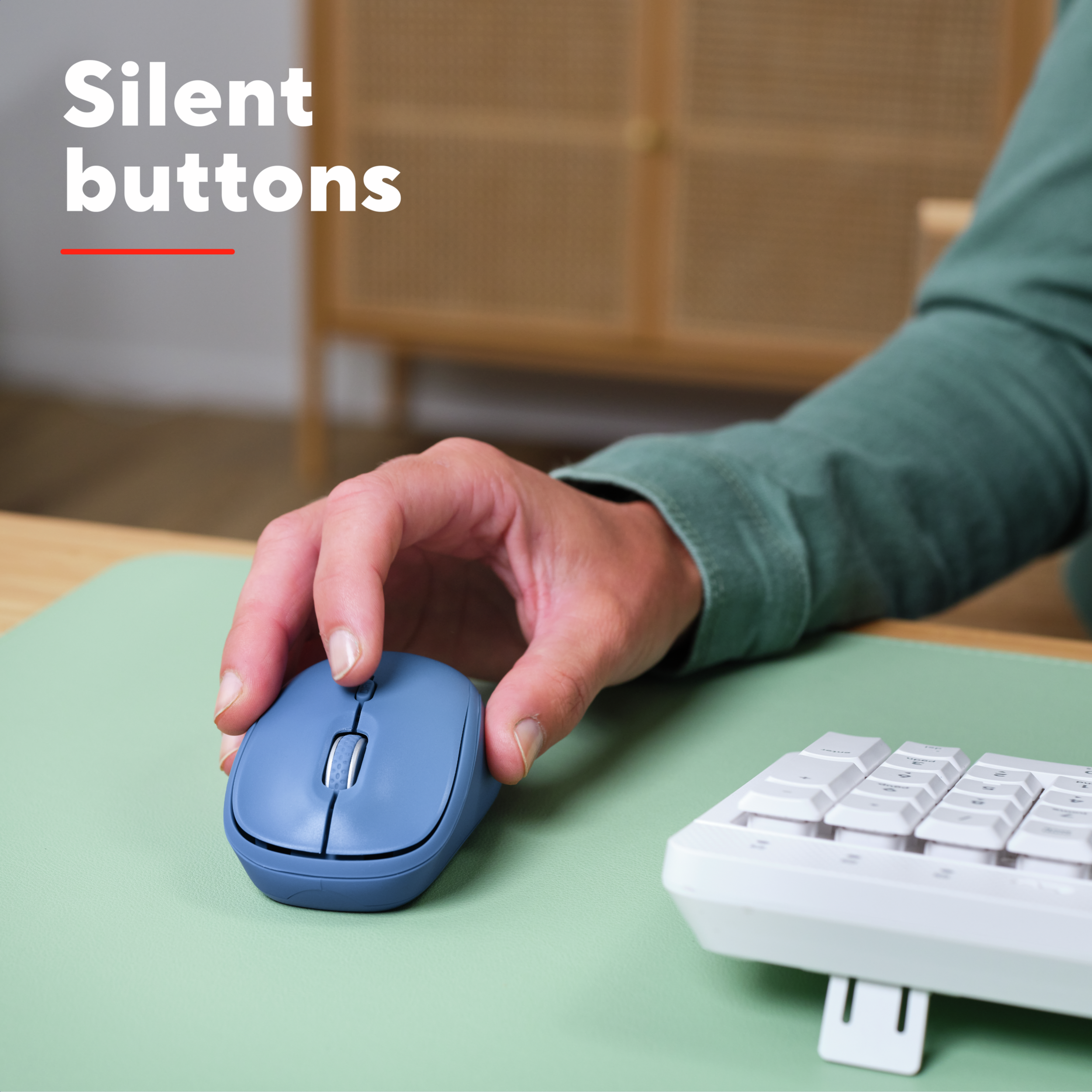 Trust Yvi+ Multi-Device Wireless-Bluetooth Silent Mouse