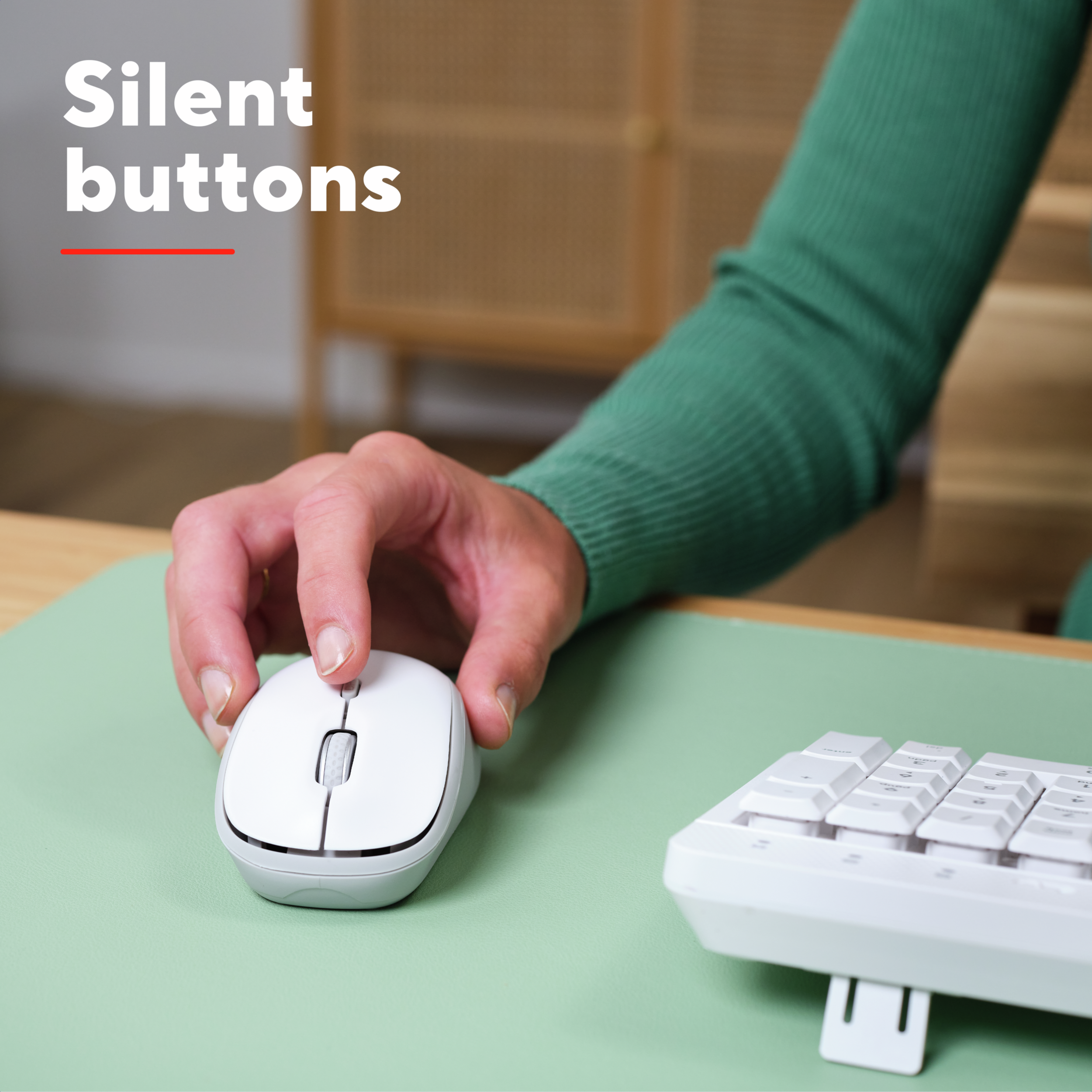 Trust Yvi+ Multi-Device Wireless-Bluetooth Silent Mouse