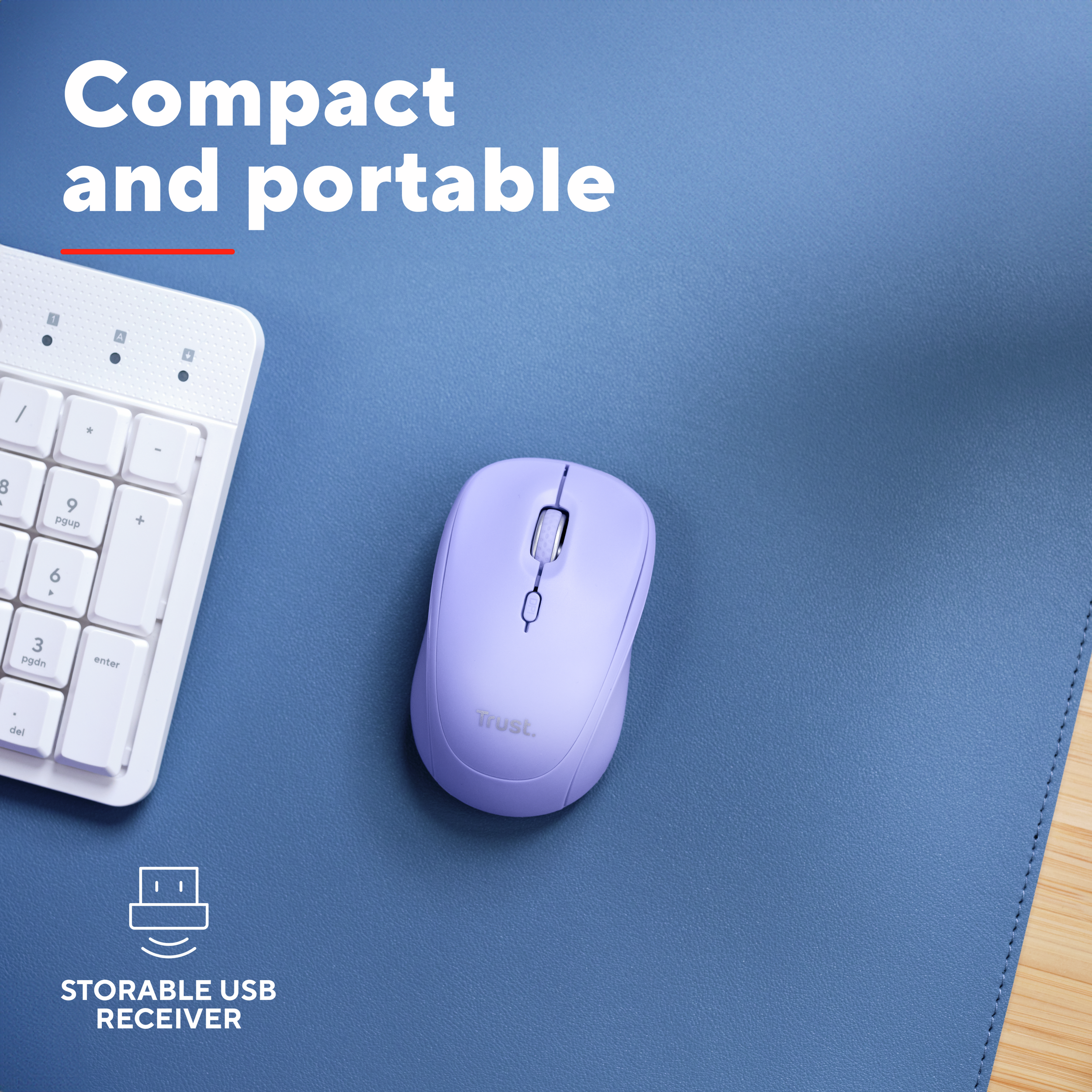 Trust Yvi+ Multi-Device Wireless-Bluetooth Silent Mouse