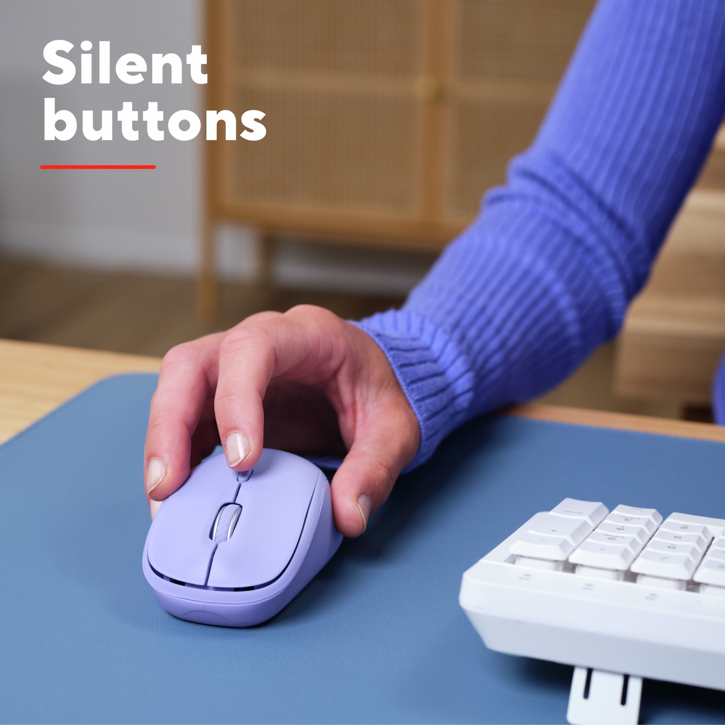 Trust Yvi+ Multi-Device Wireless-Bluetooth Silent Mouse