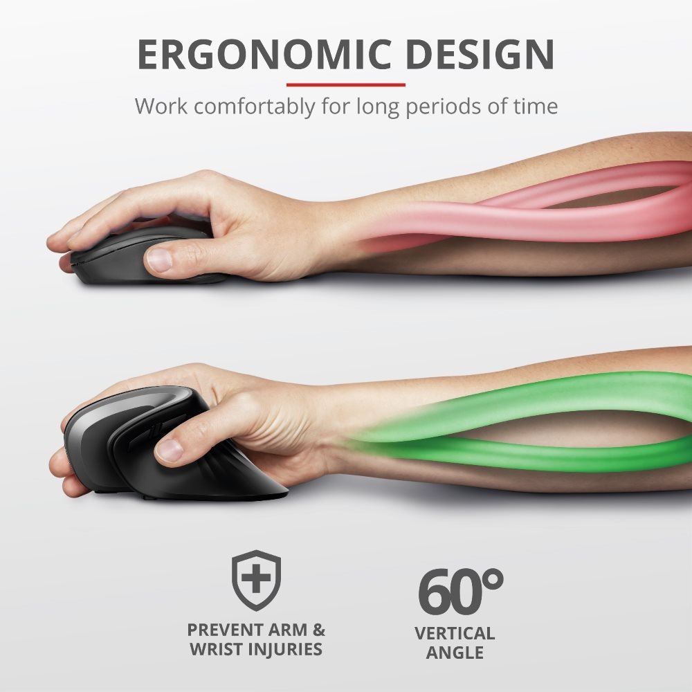 Myš TRUST VERRO WIRELESS ERGO MOUSE