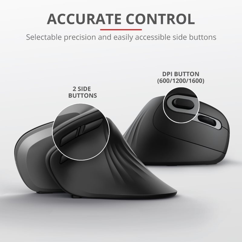 Myš TRUST VERRO WIRELESS ERGO MOUSE