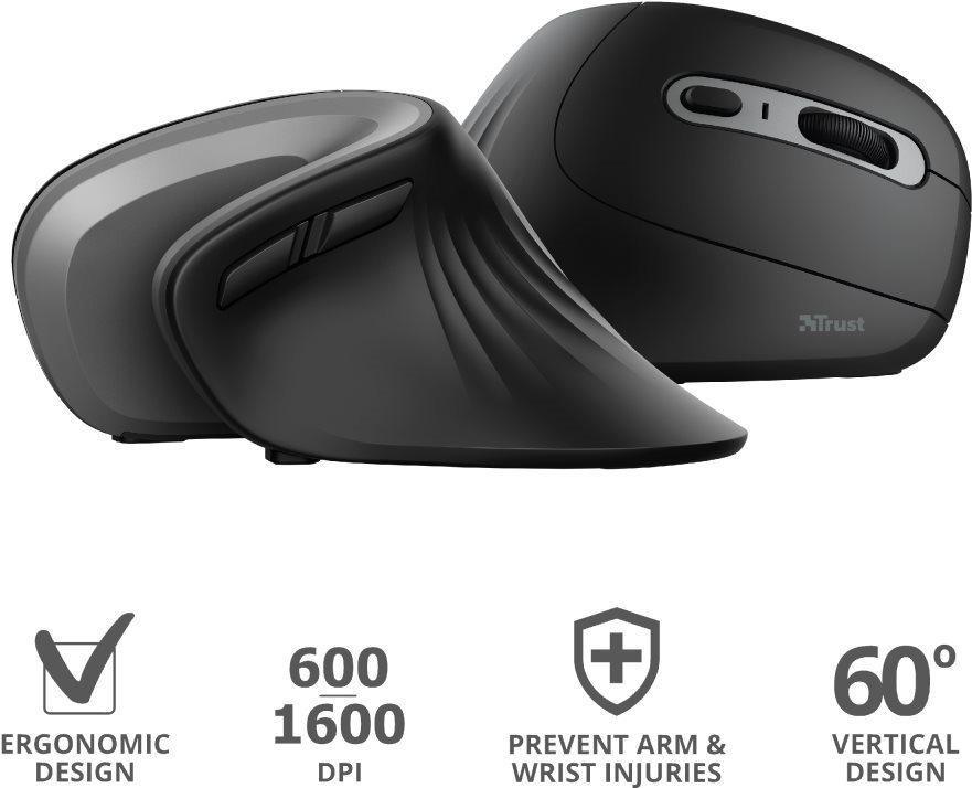 Myš TRUST VERRO WIRELESS ERGO MOUSE
