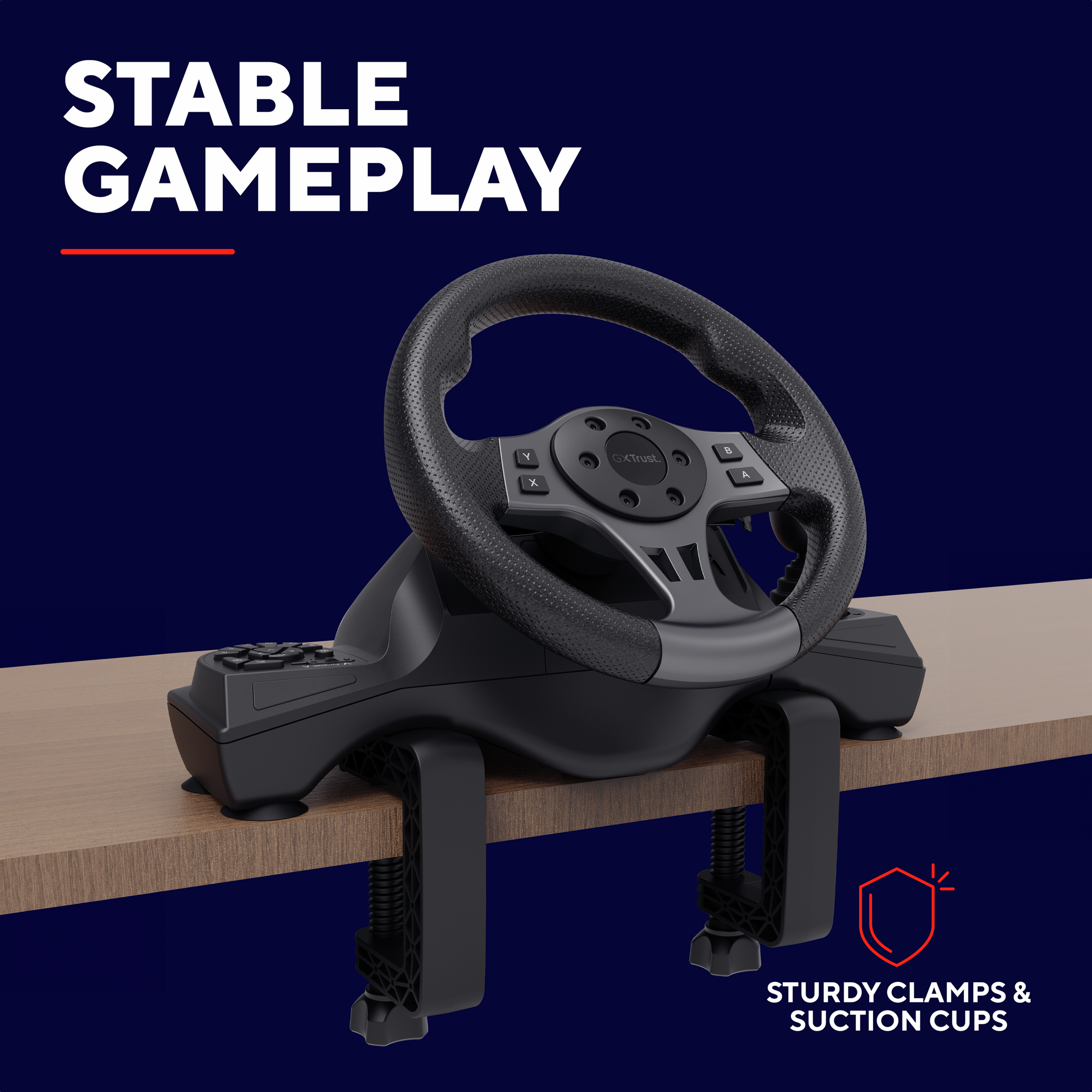 Steering wheel TRUST GXT289 Movi Racing Wheel