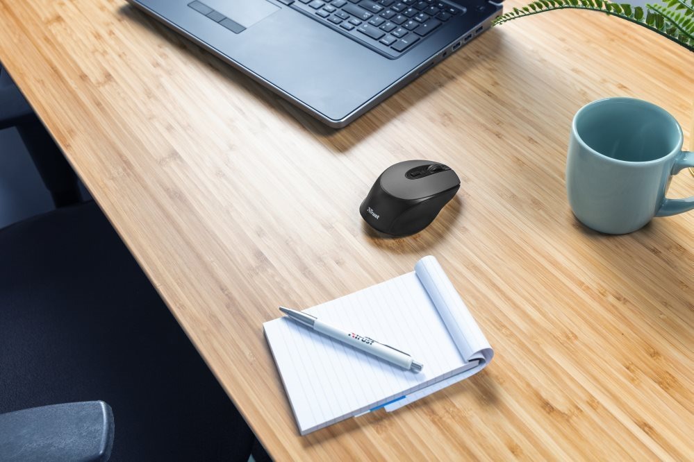 Trust Zaya Rechargeable Wireless Mouse, Black