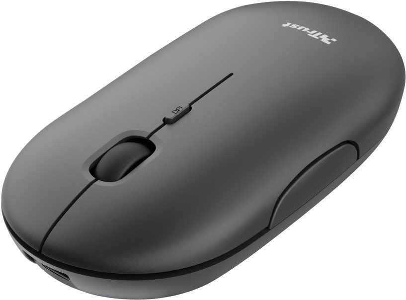 Trust Puck Wireless BT Silent Mouse, Black