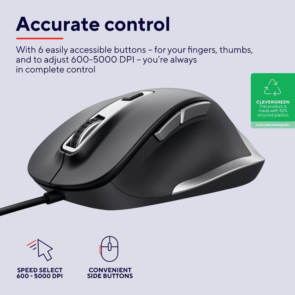 Trust FYDA MOUSE ECO certified Mouse