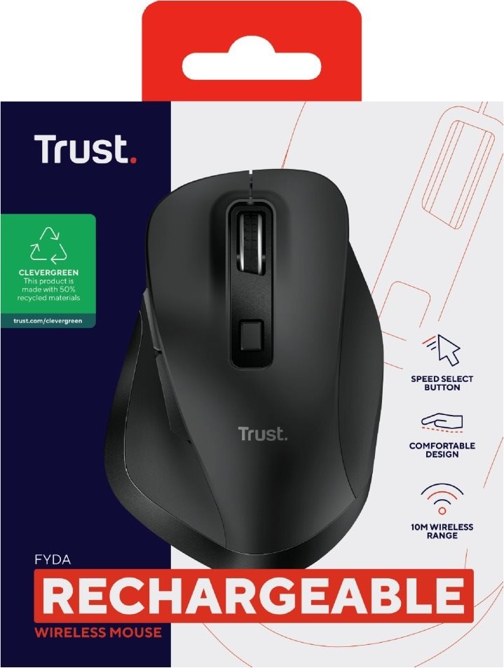 TRUST FYDA WIRELESS MOUSE ECO certified