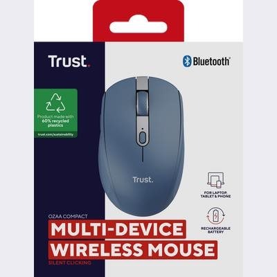 Trust OZAA COMPACT Eco Wireless Mouse Blue