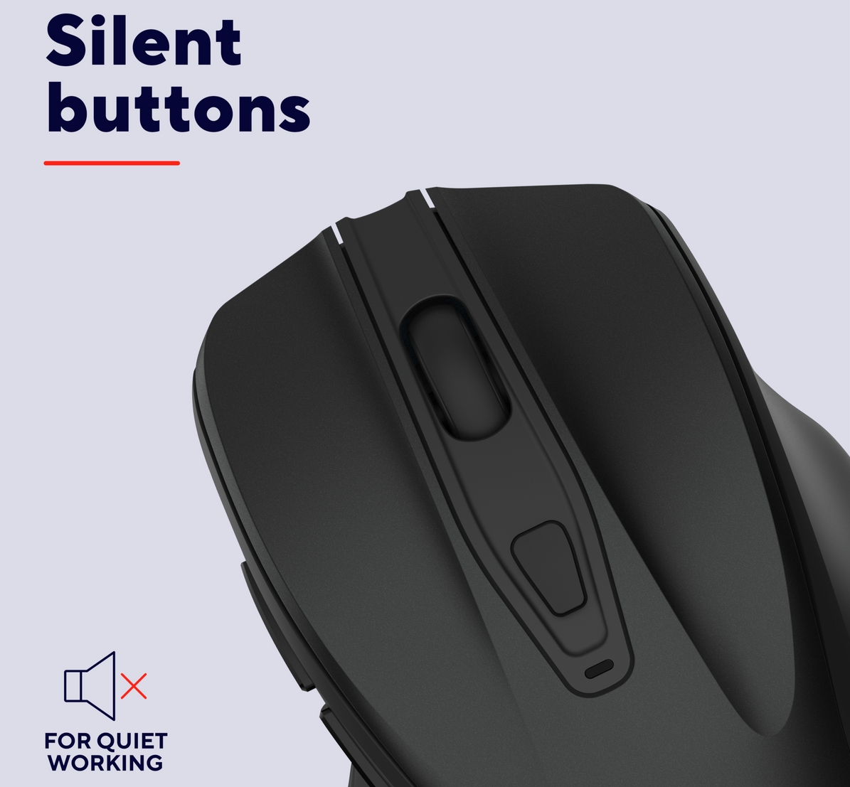 Trust NITO Silent Wireless Mouse White egér