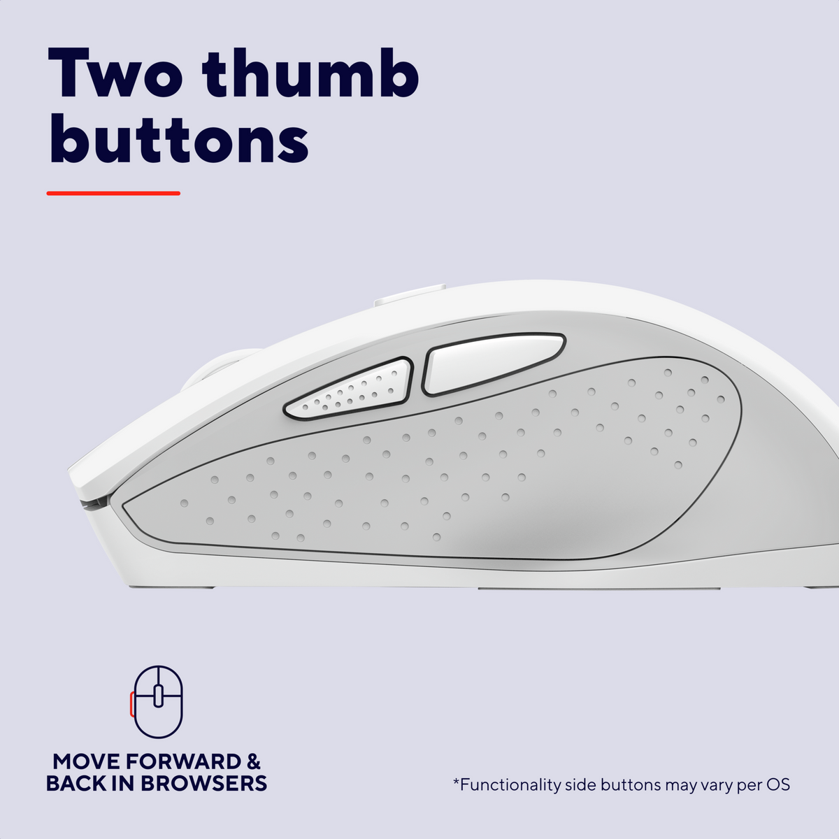 Trust NITO Silent Wireless Mouse White