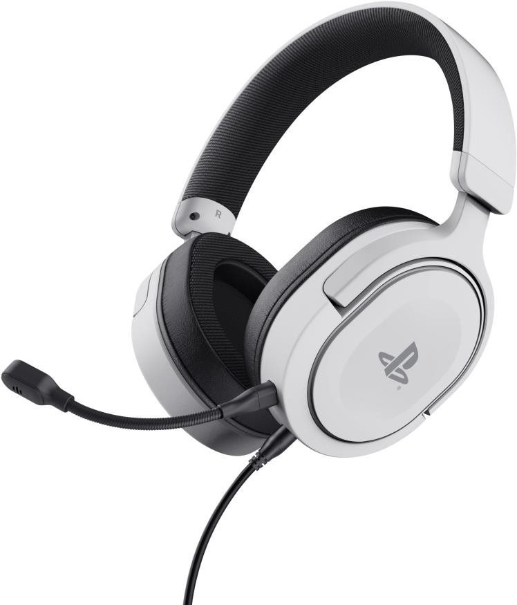 Herní sluchátka Trust GXT 498 FORTA HEADSET official PlayStation®5 licence bílá