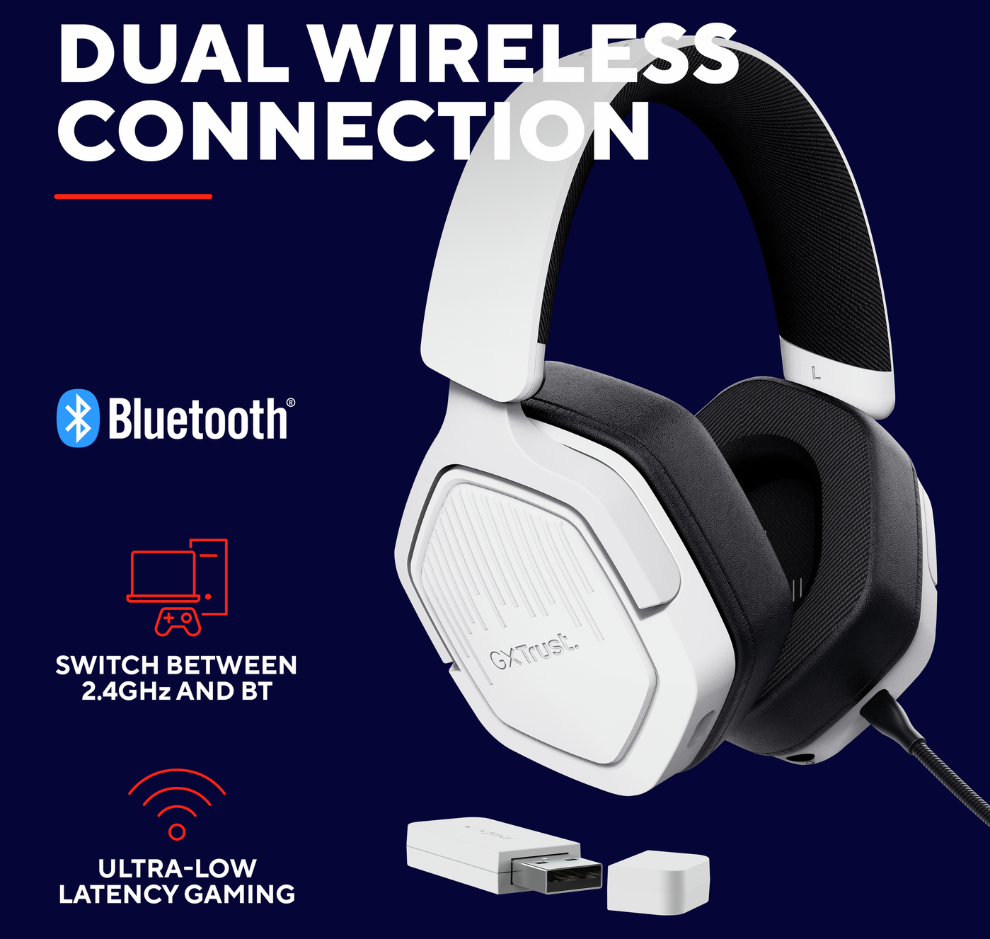 Gaming headset Trust GXT1493W RAVOX